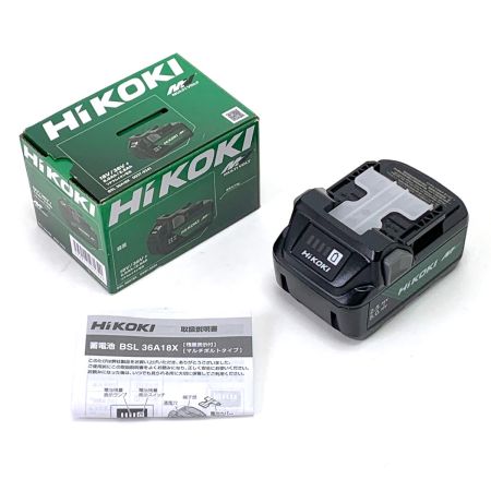  HiKOKI ハイコーキ 純正 マルチボルト リチウムイオン電池 BSL 36A18X