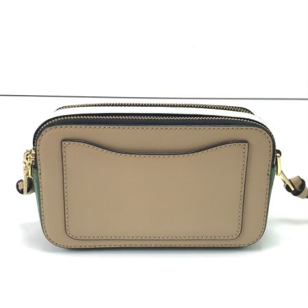 MARC JACOBS マークジェイコブス ショルダーバッグ スナップショット M0012007 ベージュ×グリーン