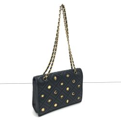 $$ TORY BURCH トリーバーチ ショルダーバッグ フレミングコレクション ブラック Bランク