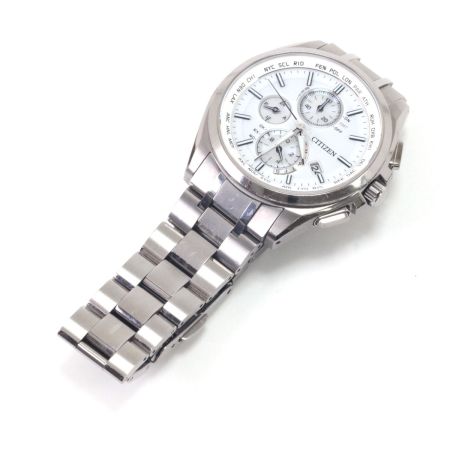  CITIZEN シチズン エコドライブ ステンレススチール ホワイト H804-T018696
