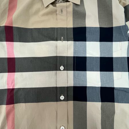  BURBERRY バーバリー 長袖シャツ Sサイズ チェック 8010213 ベージュ