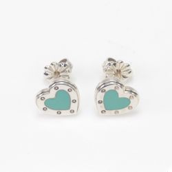 $$ Tiffany & Co. ティファニー ピアス リターントゥティファニーブルーハートピアス Bランク