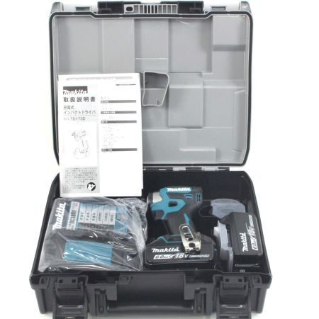 Makita マキタ  充電式インパクトドライバ TD173DRGX ブルー 18V 6.0Ah
