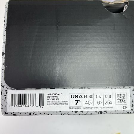 NIKE ナイキ AIR JORDAN エアジョーダン 25.5cm HQ7978-100 ホワイト×パープル