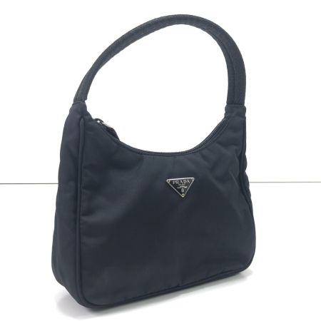  PRADA プラダ ハンドバッグ ナイロン表面テカリ有 MV515 ブラック