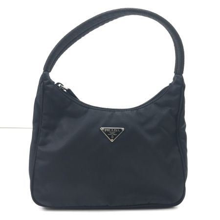  PRADA プラダ ハンドバッグ ナイロン表面テカリ有 MV515 ブラック