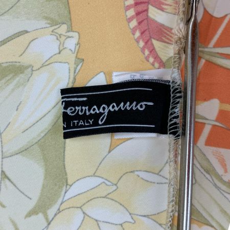  Salvatore Ferragamo サルヴァトーレフェラガモ 折り畳み傘 魚柄 オレンジ