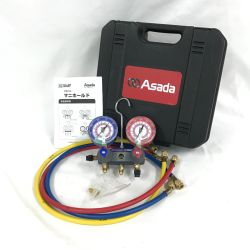 $$ Asada ゲージマニホールド ケース付 Y4092932 Bランク