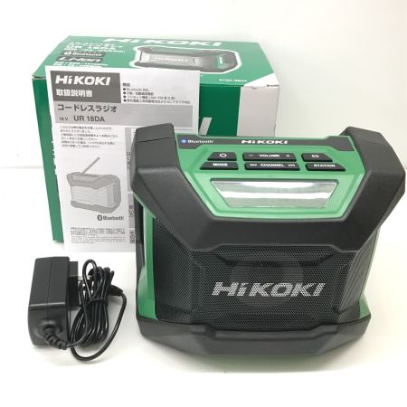  HiKOKI ハイコーキ コードレスラジオ UR18DA グリーン