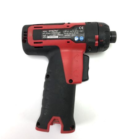  Snap-on スナップオン インパクトドライバ  動作未確認 CTSJ761 レッド