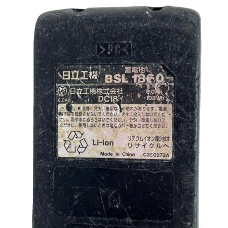  HITACHI 日立 インパクトドライバ バッテリー付 WH18DDL レッド