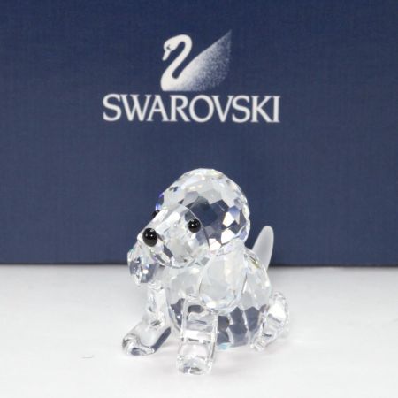  SWAROVSKI スワロフスキー 置物 おすわりビーグル