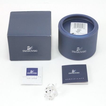  SWAROVSKI スワロフスキー 置物 おすわりビーグル