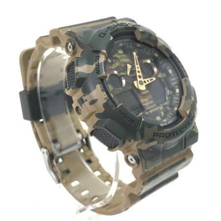  CASIO カシオ メンズクォーツ G-SHOCK 本体のみ ラバー GA-100CM