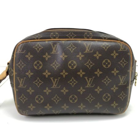  LOUIS VUITTON ルイヴィトン ショルダーバッグ モノグラム リポーターPM 根元破れ有 M45254