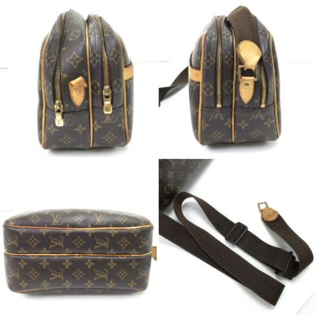  LOUIS VUITTON ルイヴィトン ショルダーバッグ モノグラム リポーターPM 根元破れ有 M45254