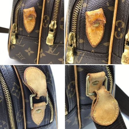  LOUIS VUITTON ルイヴィトン ショルダーバッグ モノグラム リポーターPM 根元破れ有 M45254