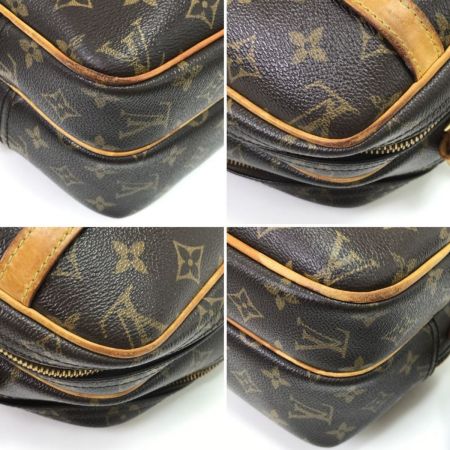  LOUIS VUITTON ルイヴィトン ショルダーバッグ モノグラム リポーターPM 根元破れ有 M45254