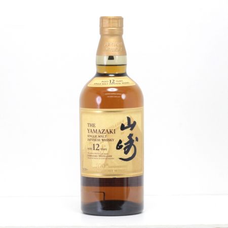 【北海道内限定発送】 SUNTORY サントリー シングルモルト 山崎 12年 サントリー 100周年記念 蒸溜所ラベル 700ml 43度 箱付 未開栓