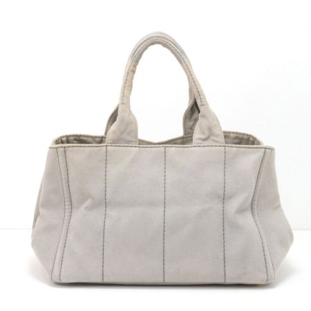  PRADA プラダ トートバッグ カナパ ライトグレー