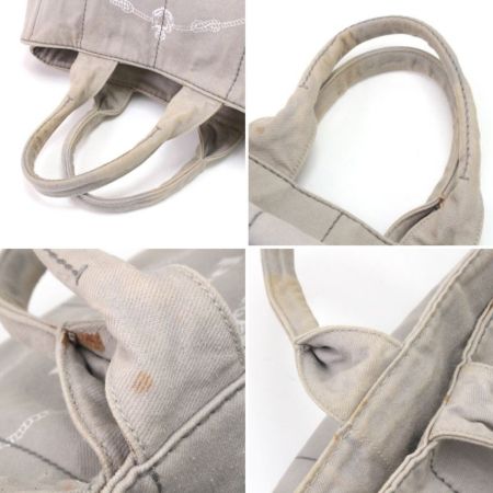  PRADA プラダ トートバッグ カナパ ライトグレー