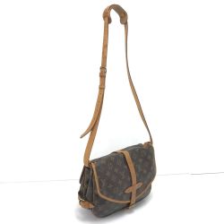 $$ LOUIS VUITTON ルイヴィトン ショルダーバッグ モノグラム ソミュール30 内側カビ有 M42256 ブラウン Cランク