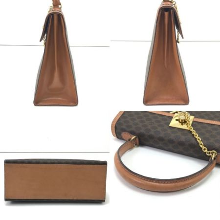  CELINE セリーヌ ハンドバッグ マカダム柄マンテルチェーン