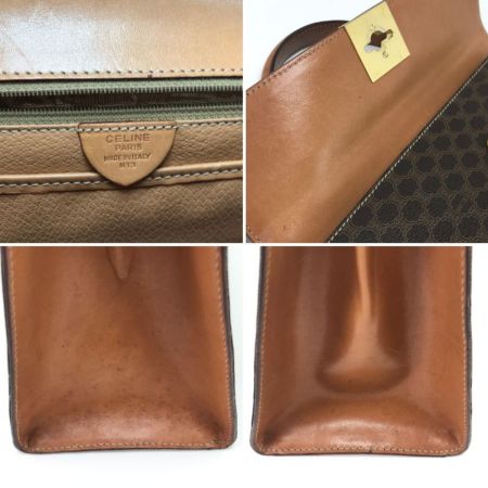  CELINE セリーヌ ハンドバッグ マカダム柄マンテルチェーン