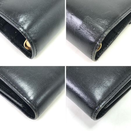  GUCCI グッチ 手帳カバー インターロッキング ブラック