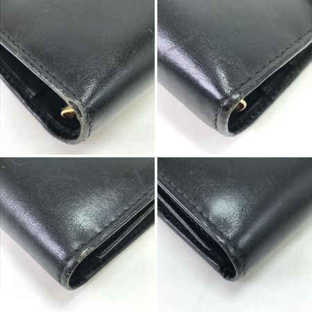  GUCCI グッチ 手帳カバー インターロッキング ブラック