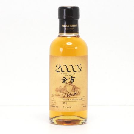 【北海道内限定発送】 NIKKA ニッカウヰスキー シングルモルト余市2000’s（2000～2009年）180ml 57度 箱付 未開栓