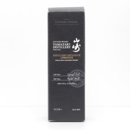 【北海道内限定発送】 SUNTORY サントリー  山崎蒸溜所限定 DISTILLERY EXCLUSIVE スパニッシュオークピーテッドモルト 180ml 48度 箱付 未開栓