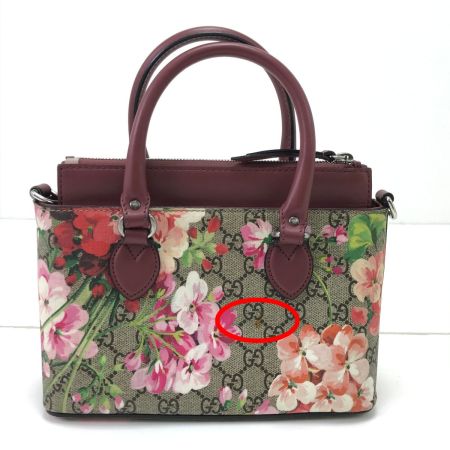  GUCCI グッチ 2WAYショルダーバッグ 453177 ピンク×ベージュ