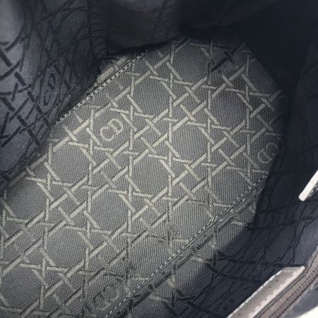  Christian Dior クリスチャンディオール 2WAYショルダーバッグ レディディオール カナージュ ストラップ付 全体的に変色 黄緑