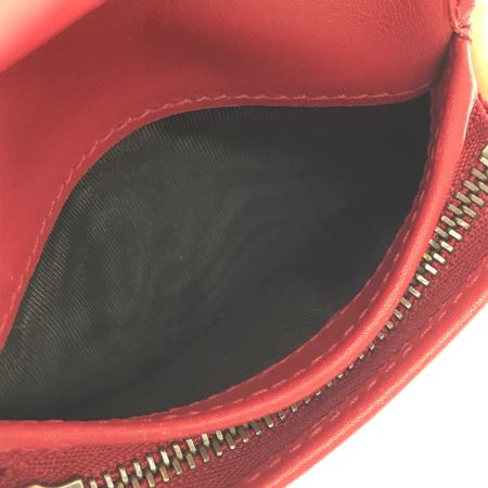  GUCCI グッチ 2つ折り財布 GGスプリーム チェリー ミニウォレット 石2個取れ 476050 ブラウン×レッド