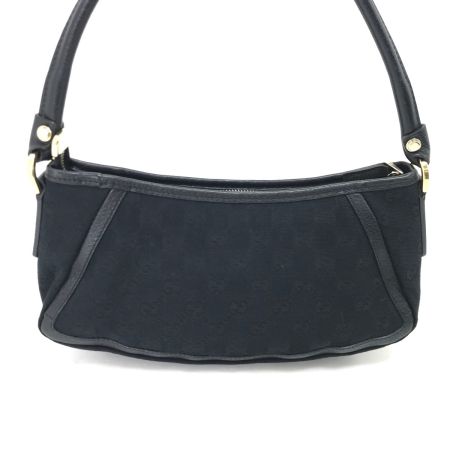  GUCCI グッチ ミニショルダーバッグ GG キャンバス×レザー 130939 ブラック