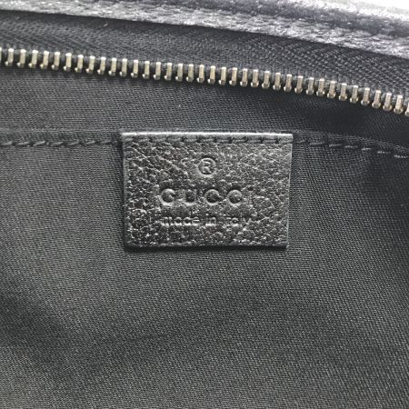 GUCCI グッチ ミニショルダーバッグ GG キャンバス×レザー 130939 ブラック