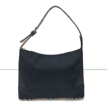  BURBERRY BLUE LABEL バーバリーブルーレーベル ハンドバッグ ナイロン ブラック