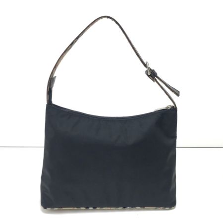  BURBERRY BLUE LABEL バーバリーブルーレーベル ハンドバッグ ナイロン ブラック