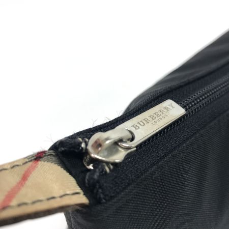  BURBERRY BLUE LABEL バーバリーブルーレーベル ハンドバッグ ナイロン ブラック