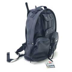  PORTER ポーター リュック ニューライナー LUGGAGELABEL 使用感有 青バッテン ネイビー Bランク