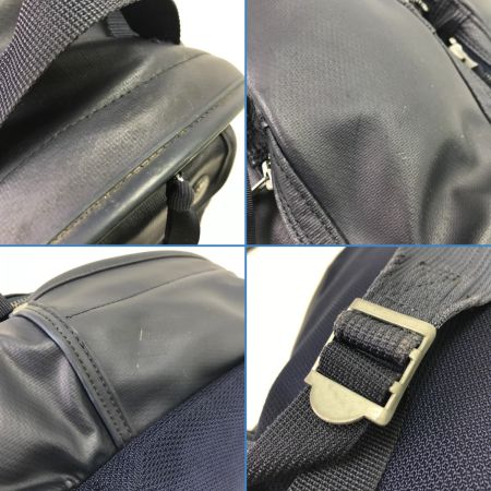 PORTER ポーター リュック ニューライナー LUGGAGELABEL 使用感有 青バッテン ネイビー