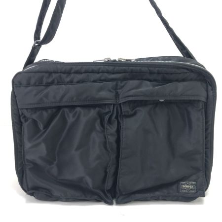  PORTER ポーター ショルダーバッグ タンカー ナイロン ブラック