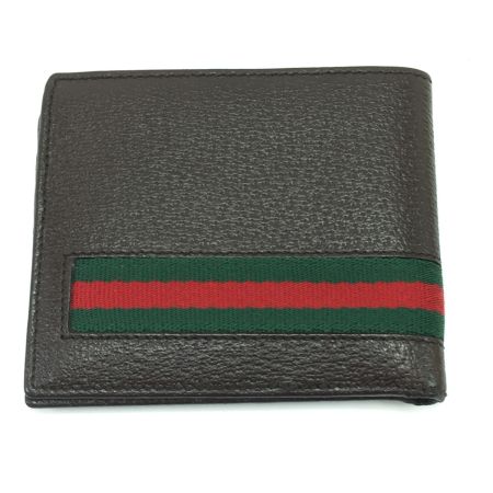  GUCCI グッチ 2つ折り財布 レザー 138042 ブラウン