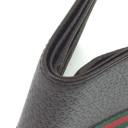  GUCCI グッチ 2つ折り財布 レザー 138042 ブラウン
