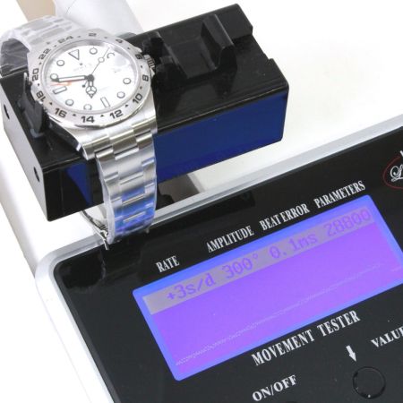 ROLEX ロレックス 腕時計 エクスプローラII ステンレススチール ホワイト 216570
