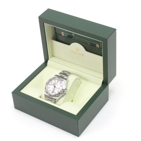 ROLEX ロレックス 腕時計 エクスプローラII ステンレススチール ホワイト 216570