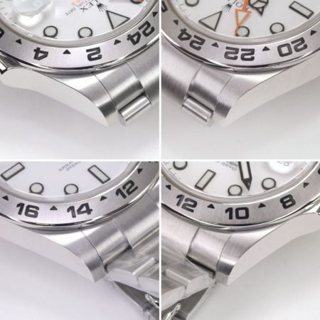 ROLEX ロレックス 腕時計 エクスプローラII ステンレススチール ホワイト 216570