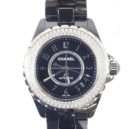 CHANEL シャネル 腕時計 自動巻き ステンレススチール ブラック H0950