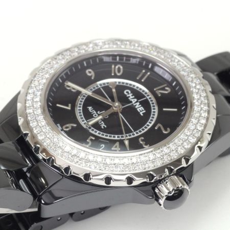 CHANEL シャネル 腕時計 自動巻き ステンレススチール ブラック H0950